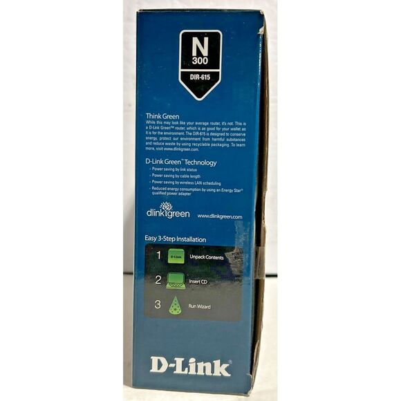 D-Link DIR-615 Wireless-N 300 Wifi Router 4 Port 10/100 Networking N300 unit -A- - Picture 4 of 6
